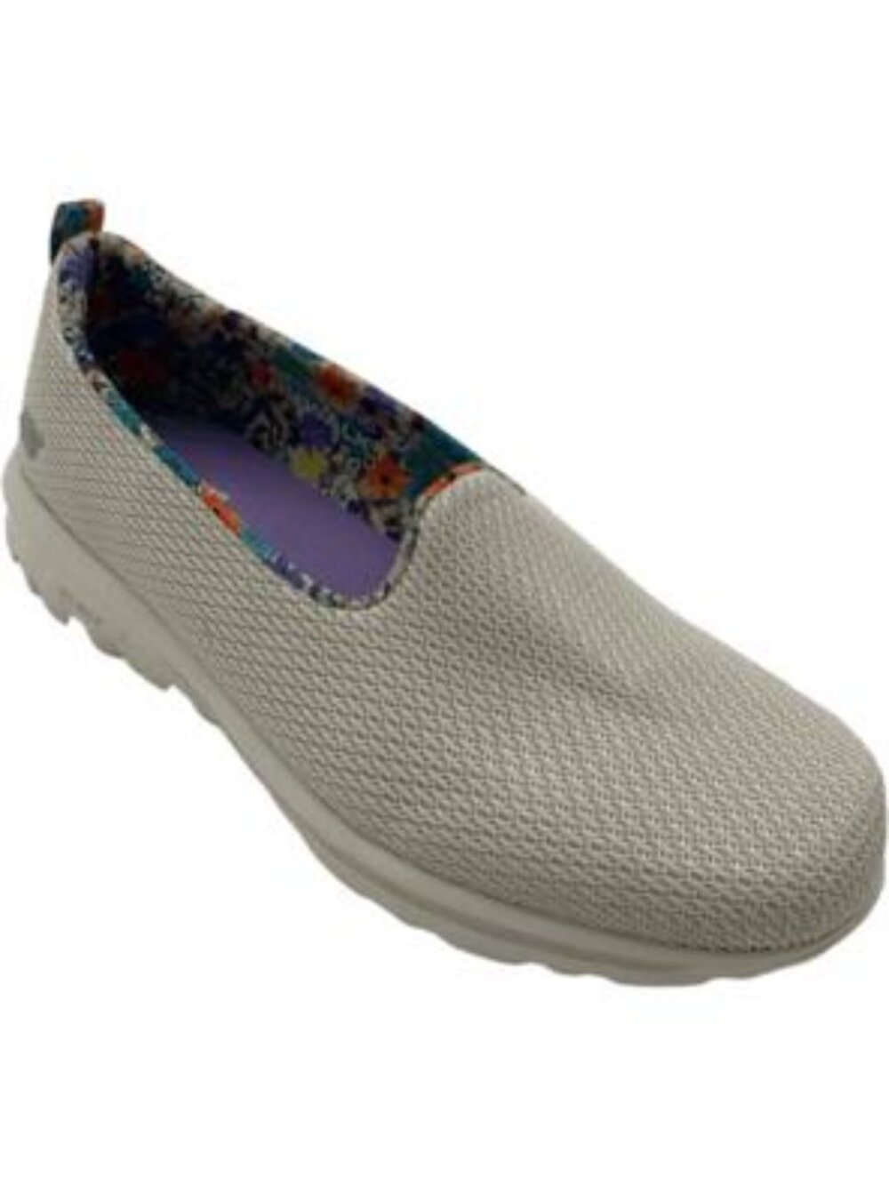 Skechers GOWalk Classic Vegan Washable Slip-Ons Summer Blossom Natural